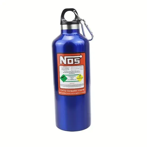 500ml Glam Stainless Steel Insulated Flask Tumbler - NOS Nitrogen Gas Cylinder Insulation, Leakproof, Portable Travel Jogging Drinkware, Smoothie Ready, Temperature-Resistant Container