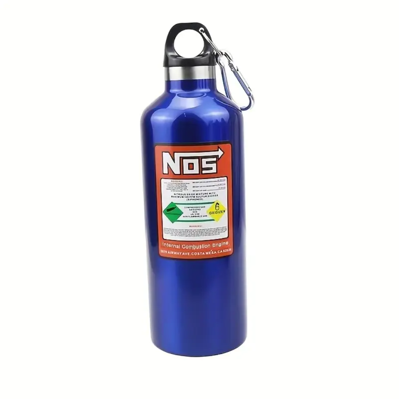 500ml Glam Stainless Steel Insulated Flask Tumbler - NOS Nitrogen Gas Cylinder Insulation, Leakproof, Portable Travel Jogging Drinkware, Smoothie Ready, Temperature-Resistant Container