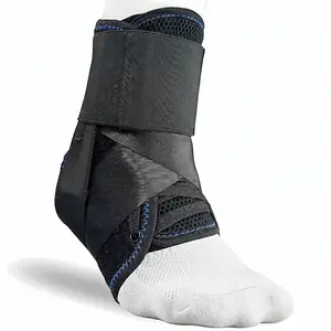 Ankle Brace for Men and Women, Figure 8 Stabilizer for Sprained Ankle, Quick Pull Fit with Wide Padded Tongue for Basketball Running Volleyball, M