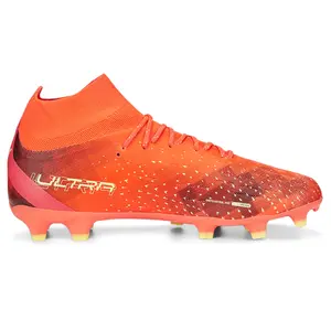 PUMA Mens Ultra Pro Soccer Cleats Cleated, Firm Ground, Turf - Orange