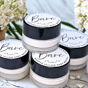 Whipped Tallow Body Butter Sampler (5 mL) Herb-Infused Grass-Fed Beef Tallow Moisturizer for Dry skin Natural Small-Batch Nontoxic Lightweight Herbal Infused Skincare silky soft Moisturizing Non-Greasy Self-Care Lotion luxury Body Moisturizer beauty haul