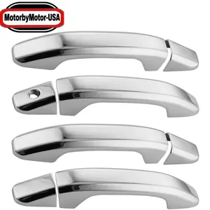 4PCS Front Rear Door Handle Cover For 2014-2020 Chevy Suburban Silverado 2500HD