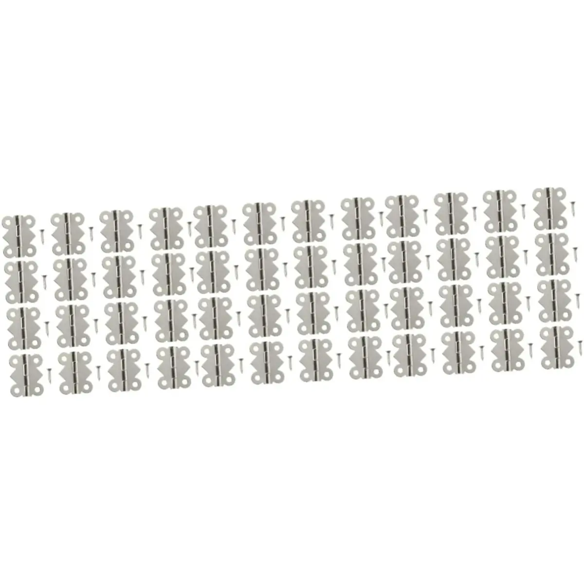144 Pcs Antique Butterfly Hinges, Retro Style Cabinet Butt Hinges for Vintage Boxes, Jewelry Boxes, Wine Resistant Design, Easy Installation