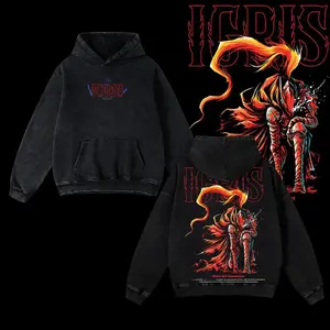 [COLLECTION] Limited Edition Sung Jin-Woo Solo Leveling Anime Double Printed Vintage Oversized Washed Hoodie, Gift For Anime Fan THE BLACK KNIGHT - IGRIS, TANK, BERU, IRON