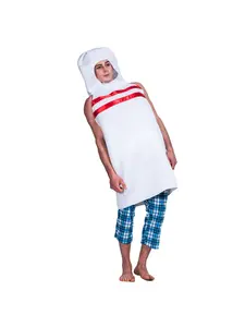 Bowling Themed Role-playing Costumes Full Body Jumpsuit Party Humorous Role-playing Costumes