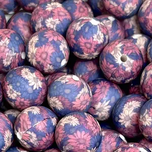 Nothing But Flowers Printed Beads