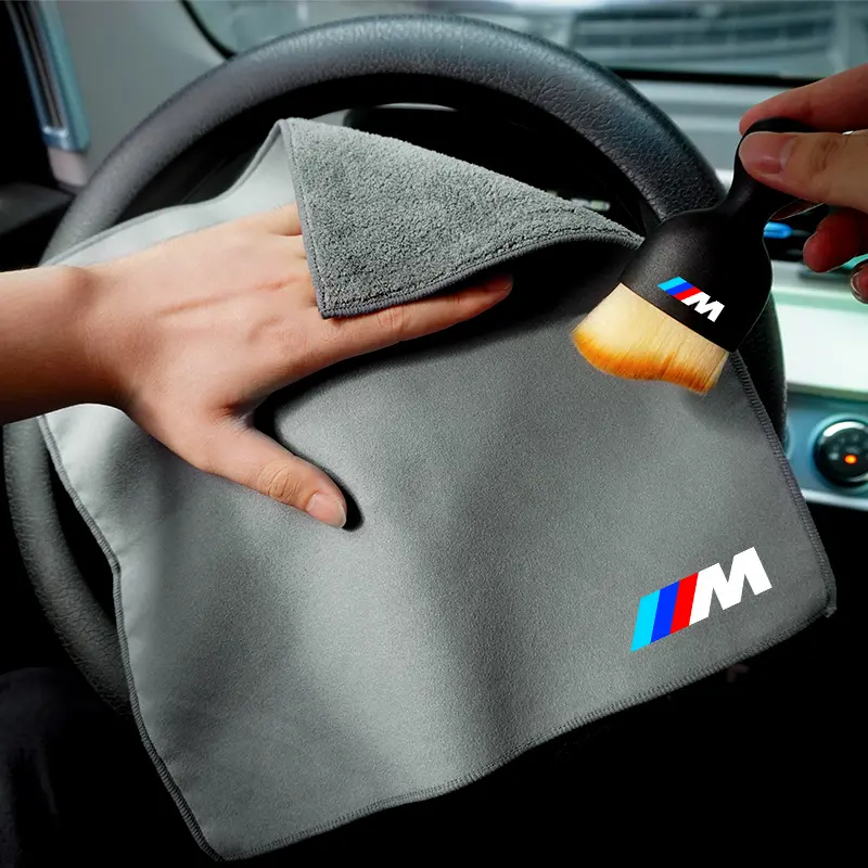 Car Interior Cleaning Tools Microfiber Wash Towels Cleaning Brush For Bmw F01 G20 X1 X2 X3 E60 F10 F30 E39 F20 E87 Performance Car Detailing Products