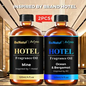 Luxury Hotel Diffuser Oil Inspired by The R-Carlton, Mine My Way 1 Hotel- Aromatherapy Essential Oil 120ml- Ocean & Bergamot for Diffusers Pleasant Fragrant