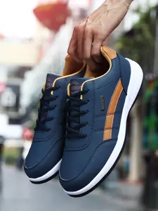 Men's Lightweight Breathable Hiking Shoes, Trekking Shoes, Casual Low Top Eva Sole Sneakers, Perfect for Running & Outdoor Activities, All-Season Comfort