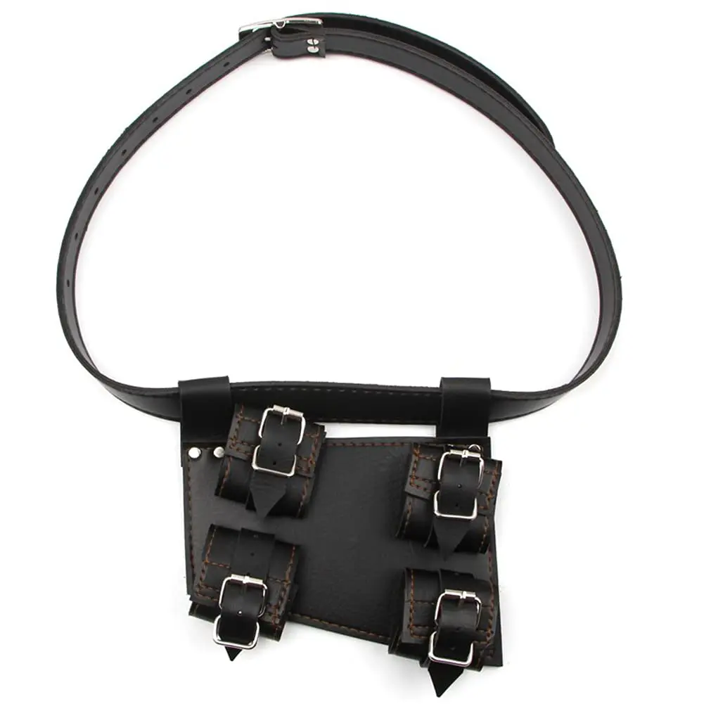 PU Leather Sword Frog Holster - Adjustable Belt for Katana