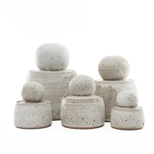 Stash Jars -  Hand Thrown stoneware jars