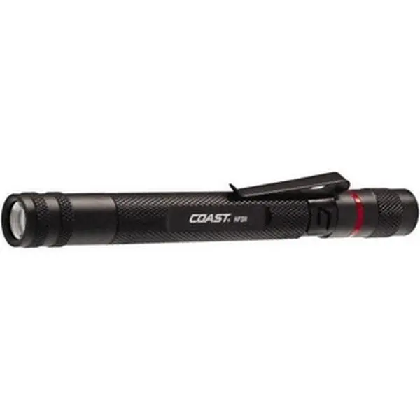 Coast 20818 Industrial-Tactical Flashlight - White LED Lights, 245 Lumens, Black Aluminum Body, 3 AAA Batteries Included, for Adults (Minimum Order Quantity=1)