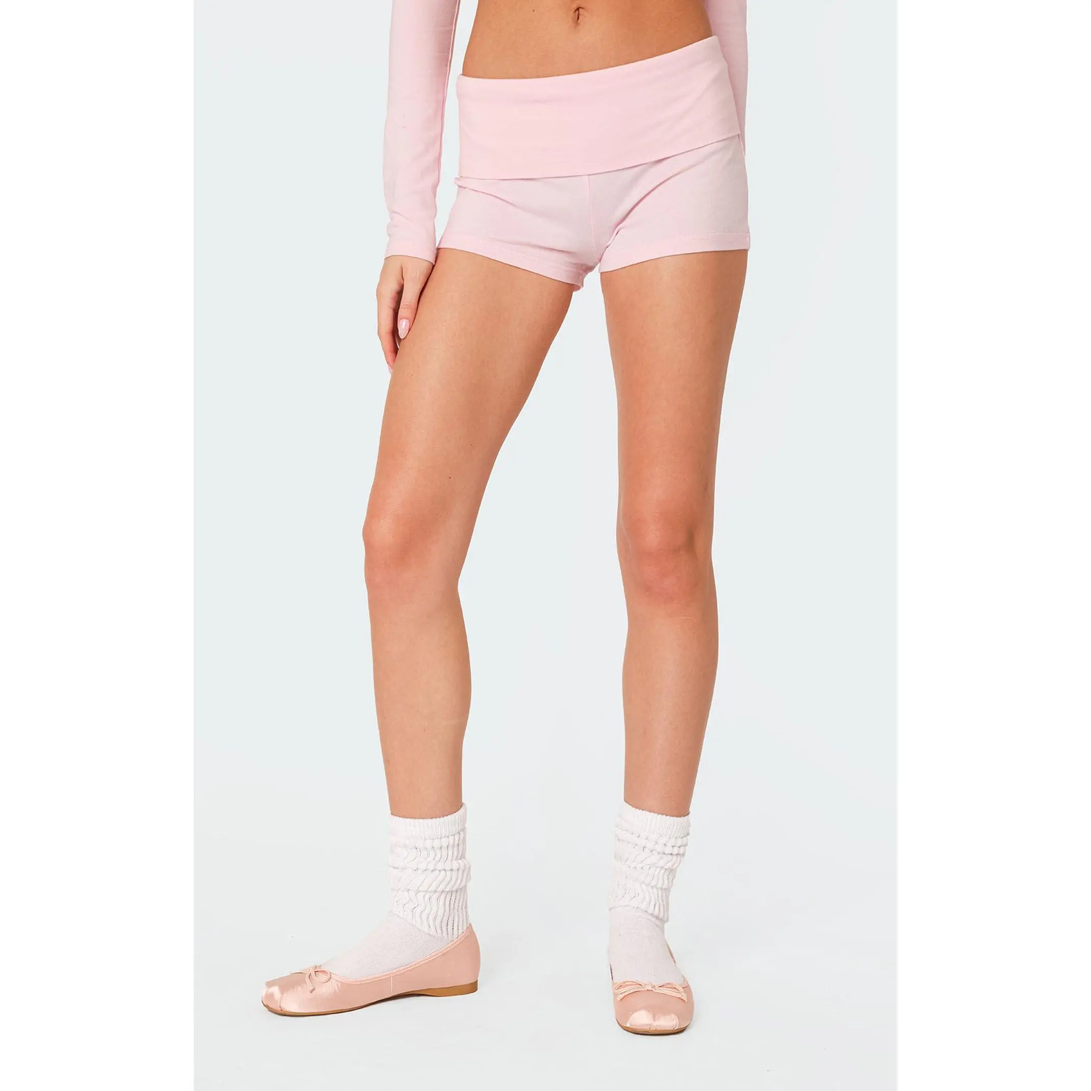 Edikted Women's Meg Fold Over Shorts