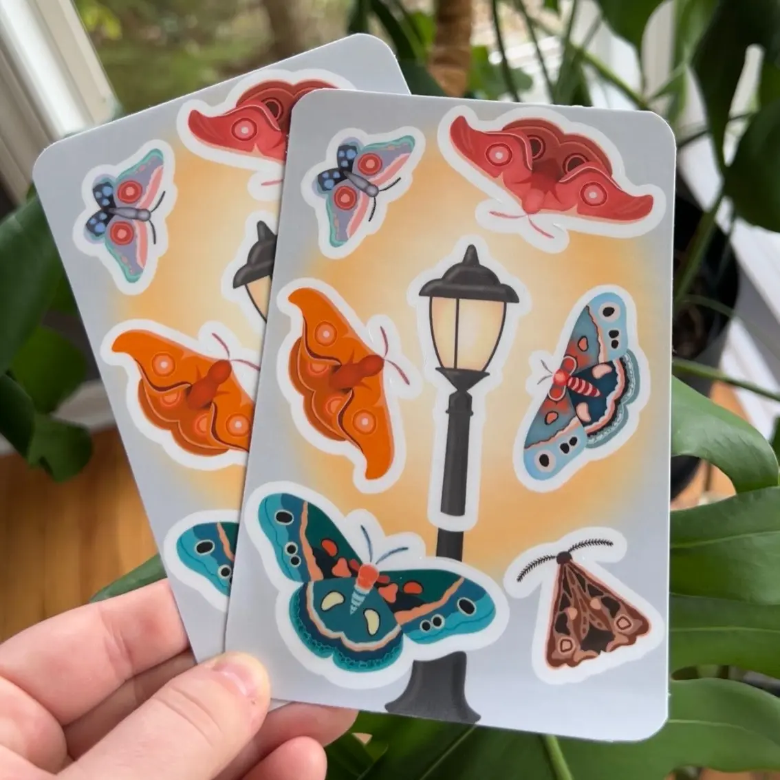 Enchanting Moth Sticker Sheet