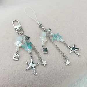 Simulation Tomato Mobile Phone Chain Lanyard Sweet Fresh Strawberry Keychain for Women Camera Bag Anti-lost Pendant Gift