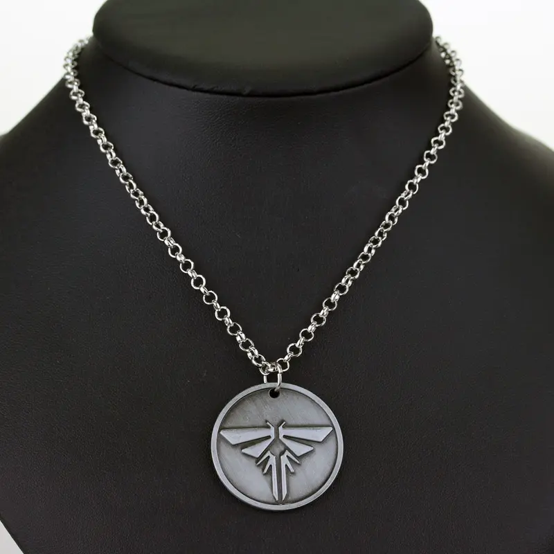 The Last of Us Left Behind Necklace , Official Game Inspired Pendant , Stainless Steel Gaming Jewelry, Ellie’s Story Collector’s Item ,Gift for Fans