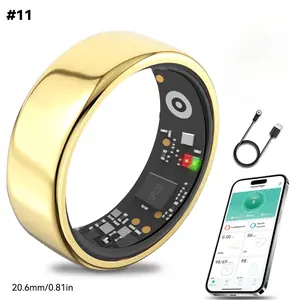 2026 New Waterproof Smart Ring Fitness Tracker Heart Rate Sleep Stage Activity Tracking Wearable Health Moni Smart Ring Health Tracker, Blood Oxygen & Heart Rate Monitor, Long Lasting Battery Sleep Ring, Waterproof Fitness Ring