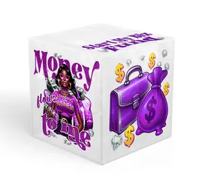 Stickers for Start Your Business Fund Smash Box UV DTF Stickers for DIY Customization of Acrylic Money Savings Box