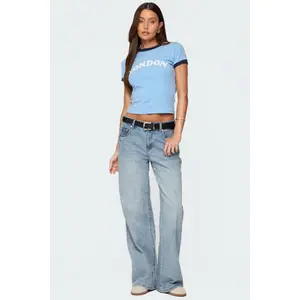 Ery Mid Rise Baggy Jeans