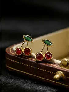 Cherry Stud Earrings for Women Exclusive and Sophisticated Perfect for Everyday Wear Valentine's Day Gift The Perfect Gift for Your Girlfriend