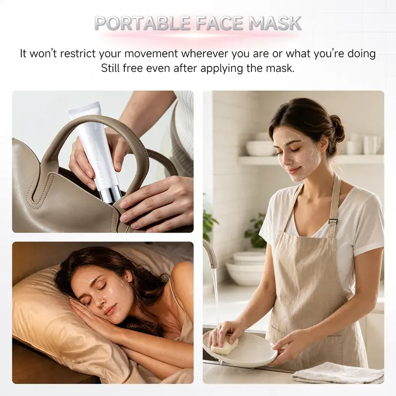 Korean Brand VEIRFOO 4-Style Sodium DNA Water Light Collagen Mask