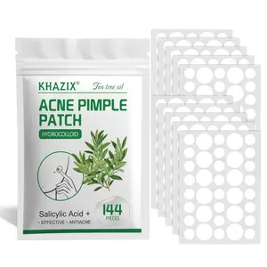 144pcs Hydrocolloid Patches, Ultra-Thin Waterproof Invisible Acne Patches, Gentle on Skin, Suitable for Sensitive Skin, Facial Care
