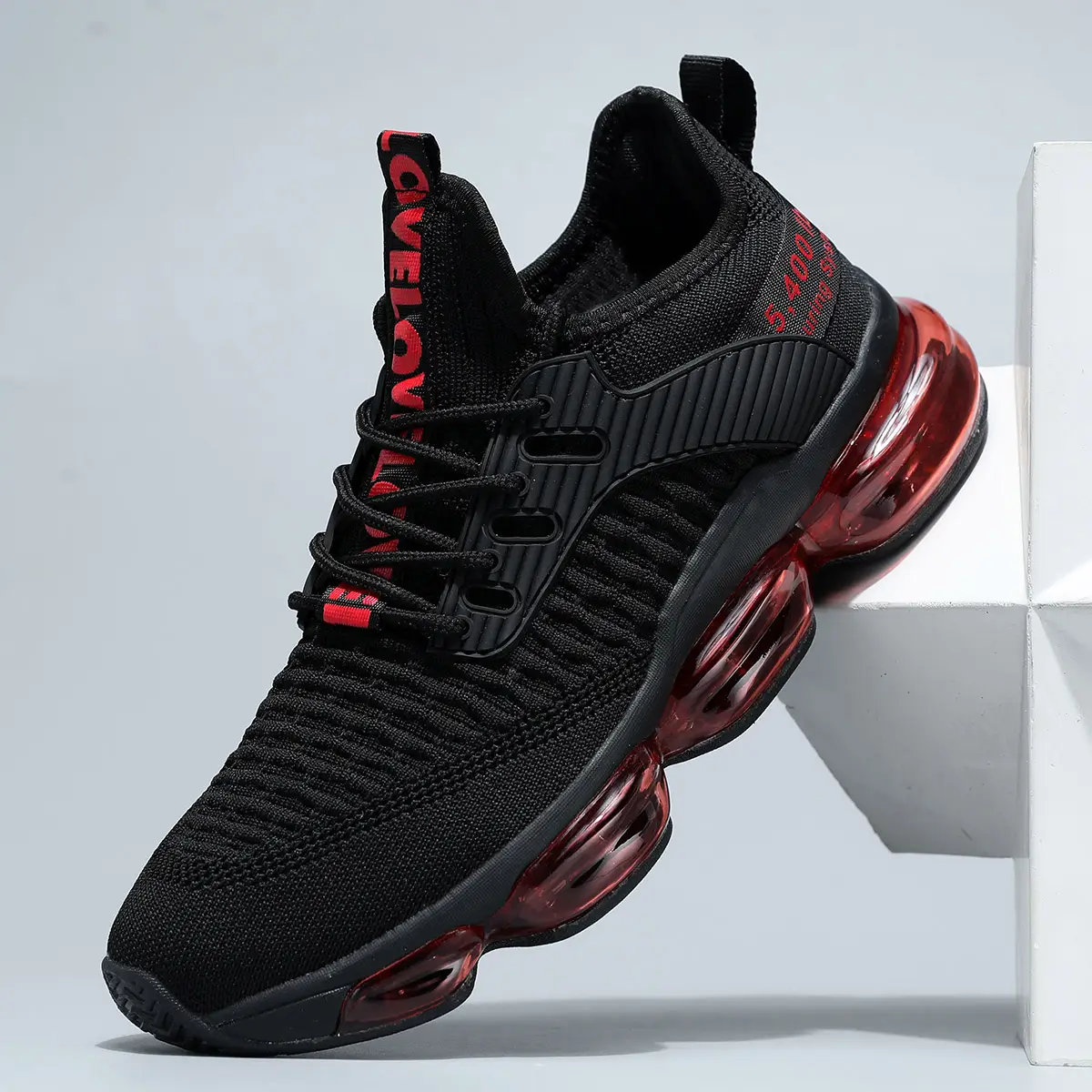 Men's Casual Lace up Low Top Running Shoes, Comfortable Lightweight Breathable Sports Running Shoes, Perfectfor Students and Outdoor Sport Closed Run