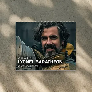 A Year Of Lyonel Baratheon 2026 Calendar, Lyonel Baratheon 2026 Wall Calendar, Must Have Gift For Fans 2026 A Year Of Lyonel Baratheon 2026 Calendar Wall Calendar, Gift for fans