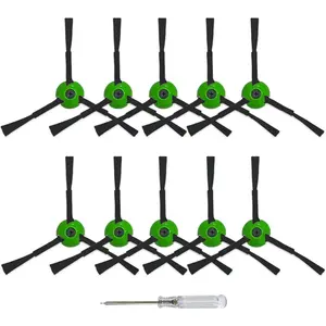 10 Pack Replacement Side Brushes for iRobot Roomba i j e Series High Performance Edge Sweeping Accessories
