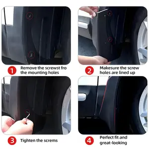 Mud Flaps for Dodge Ram 1500 2019-2023 Accessories Heavy Duty Front & Rear Mud Guards