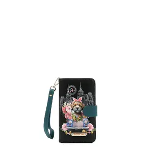 NL SIGNATURE PHONE CASE AND WALLET WRISTLET FAMILY YEARBOOK