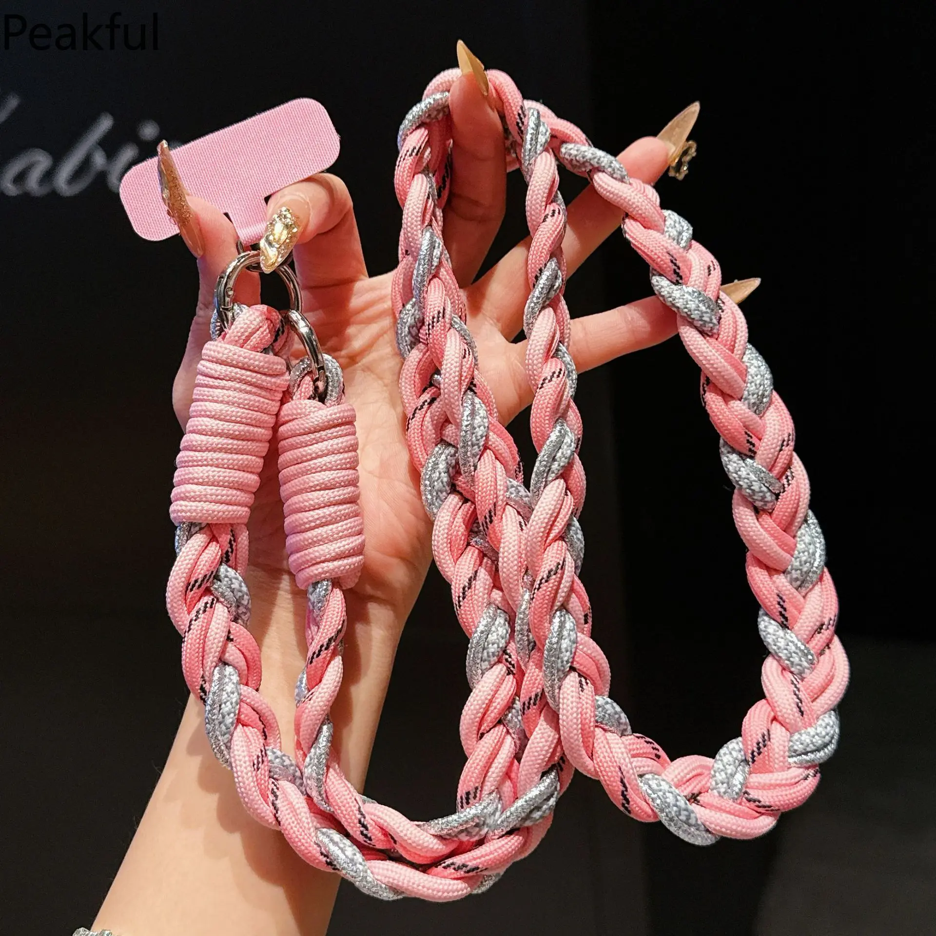 Exquisite Trend Adjustable Woven Mobile Phone Lanyard - TikTok Shop