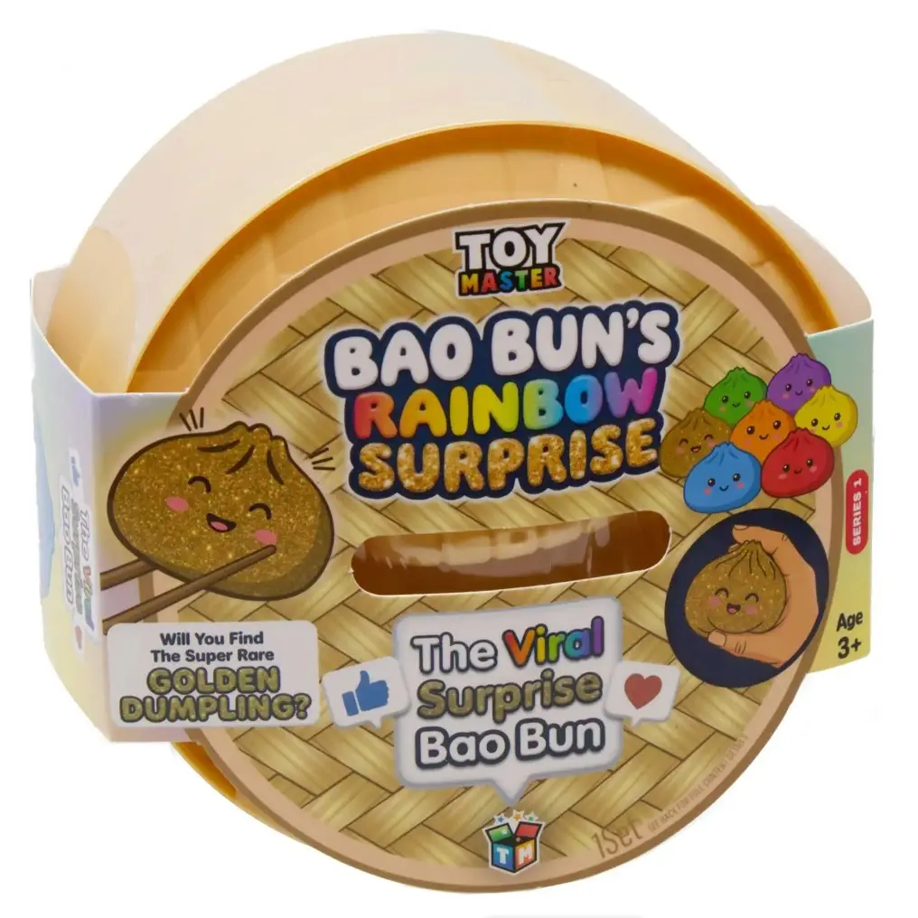 Bao Bun Rainbow Surprise Viral Squishy Dumpling Mystery Stress Ball, 1 PC Sensory Item for Stress Relief (Toys & Hobbies, Classic & Novelty Toys), Squishy Fun, 3 - 21 Years, Mystery Toy