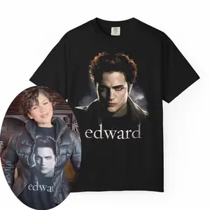 Edward Cullen Shirt, Zendaya Wearing Edward Cullen T Shirt, Twilight Movie Vintage T shirt AJC