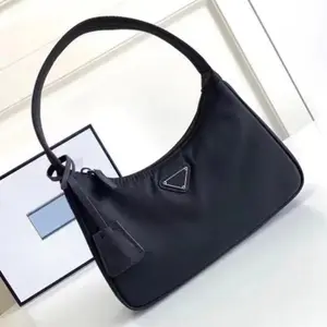 Luxury Handbag/Shoulder Women Purse Nylon Black Minimalist Design Everyday Use Practical Accessory