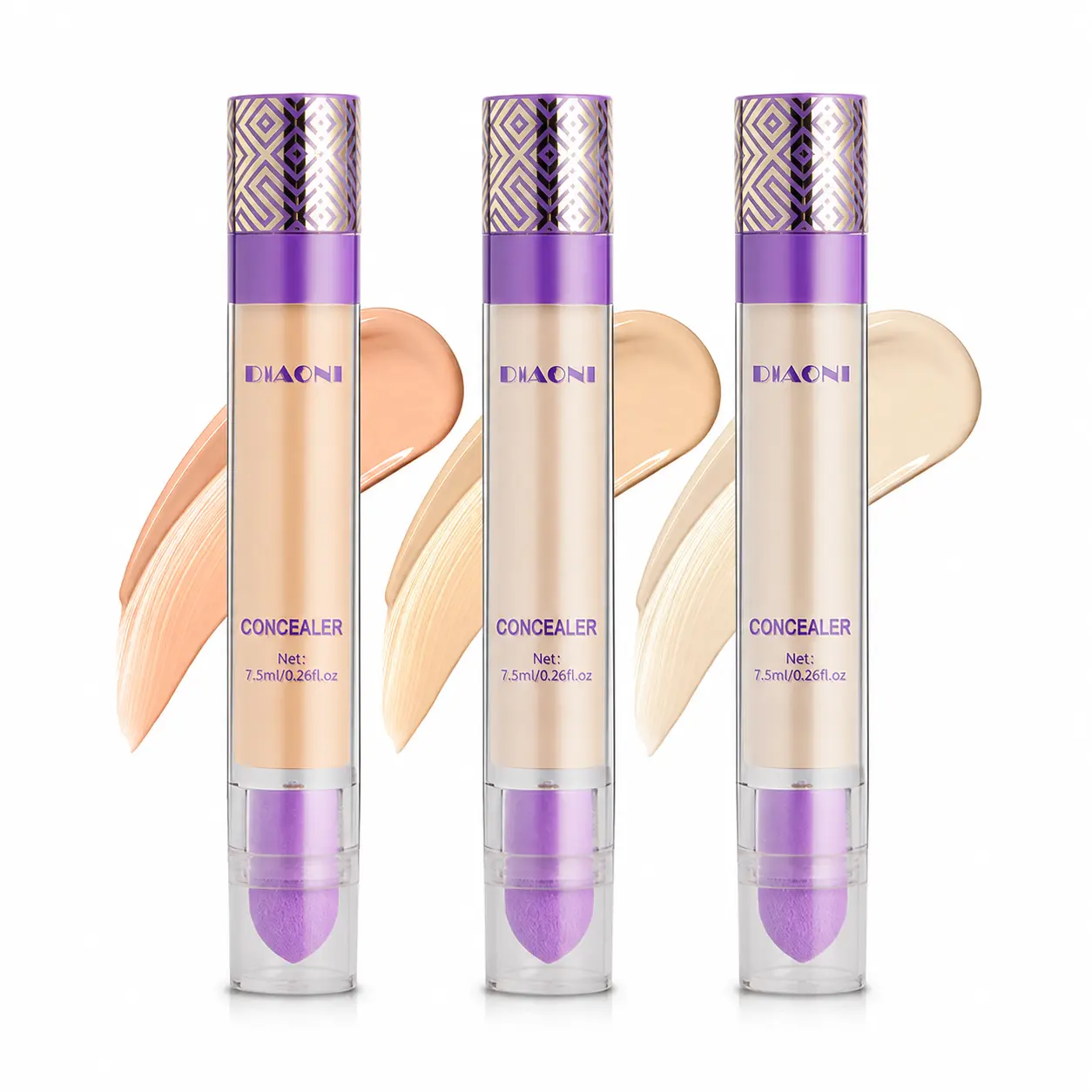 Matte Facial Concealer with Glycerin - Concealer Solution for Skin Imperfections, Blemish-Correcting, Oil-Control, Long-Lasting, Waterproof, Sweatproof