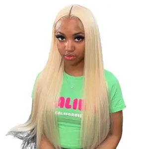 613 13x6 13x4 Lace Front Wig Human Hair 200 Density Lace Front Bob Wig Human Hair Straight Blonde Wig Human Hair Pre Plucked With Baby Hair