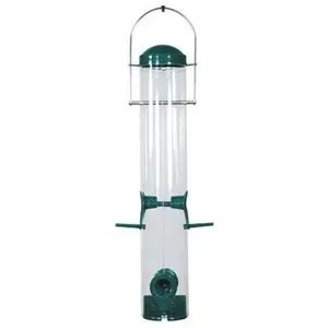 NA31586 16 in. Sunflower Wild Bird Seed Feeder, Green