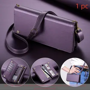 Universal M10 Phone Case, Fits 4.0-6.7 Inches, Adjustable Crossbody Strap + Short Wrist Lanyard, Versatile Smartphone Accessory