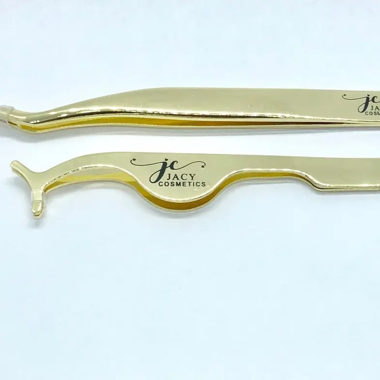 GOLD EYELASH TWEEZERS