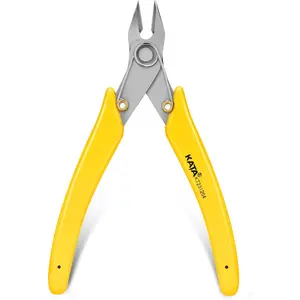 5.5 Inch Stainless Steel Wire   Flush Cutters, Precision Side  Plier Sprue  Snip for Electronics,  Making, Metal Wire , Crafting