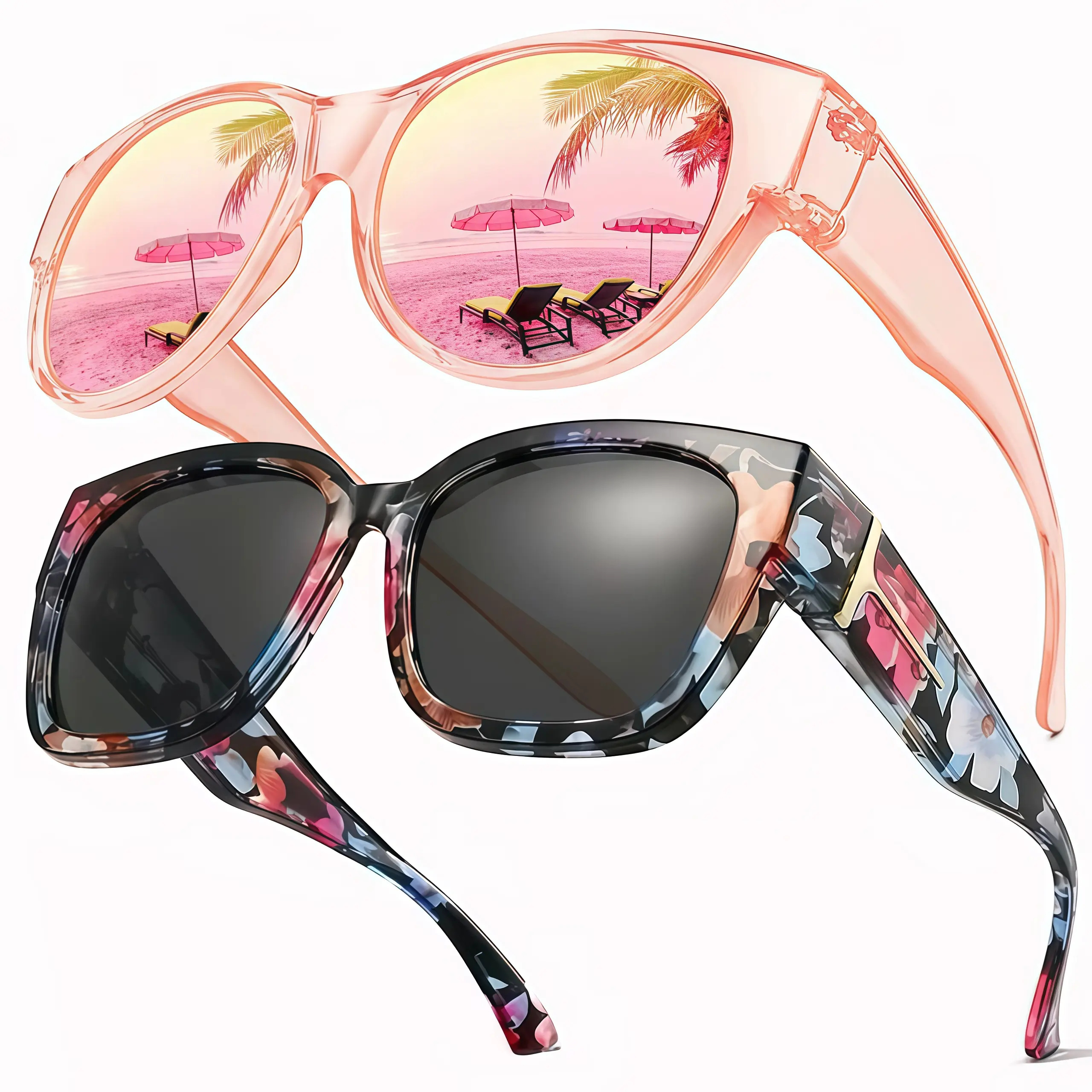 Pink+Black printed
