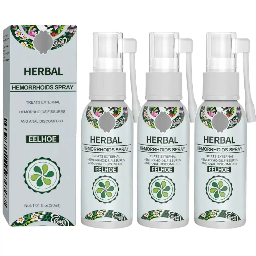 【3 PCS】HERBAL HEMORRHOIDS SPRAY | Aloe Vera Herbal SoothingHemorrhoid Cream Offer LEE-Soothe Herbal Cream  HEMORRHOIDS  Cream