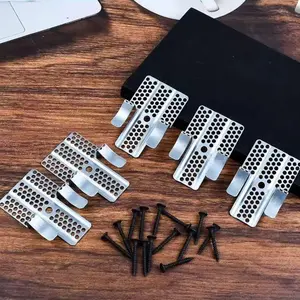 Drywall Repair Clips Kit with Screws, Easy Install Metal Wall Repair Clips for Drywall Hole Patch & Home Wall Repair