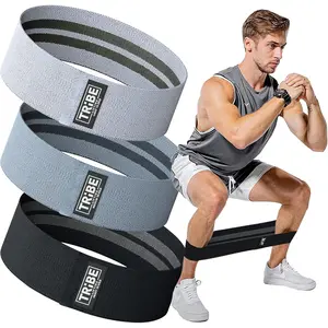 Fabric Resistance Bands for  - Workout Bands Resistance Bands for Men and Women - Booty Bands for Working Out - Exercise Bands Resistance Bands Set - Elastic Bands for Exercise