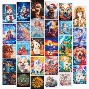 Forest Deer Spirit Diamond Painting 40x55cm Enchanting Nature Floral Art DIY 28000 Sparkling Diamonds 20+ Colors Magical Design Unique Gift for Fantasy Lovers Craft Needlepoint Cross Stitch