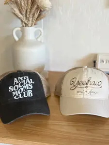 Custom Infinity women's washed cap