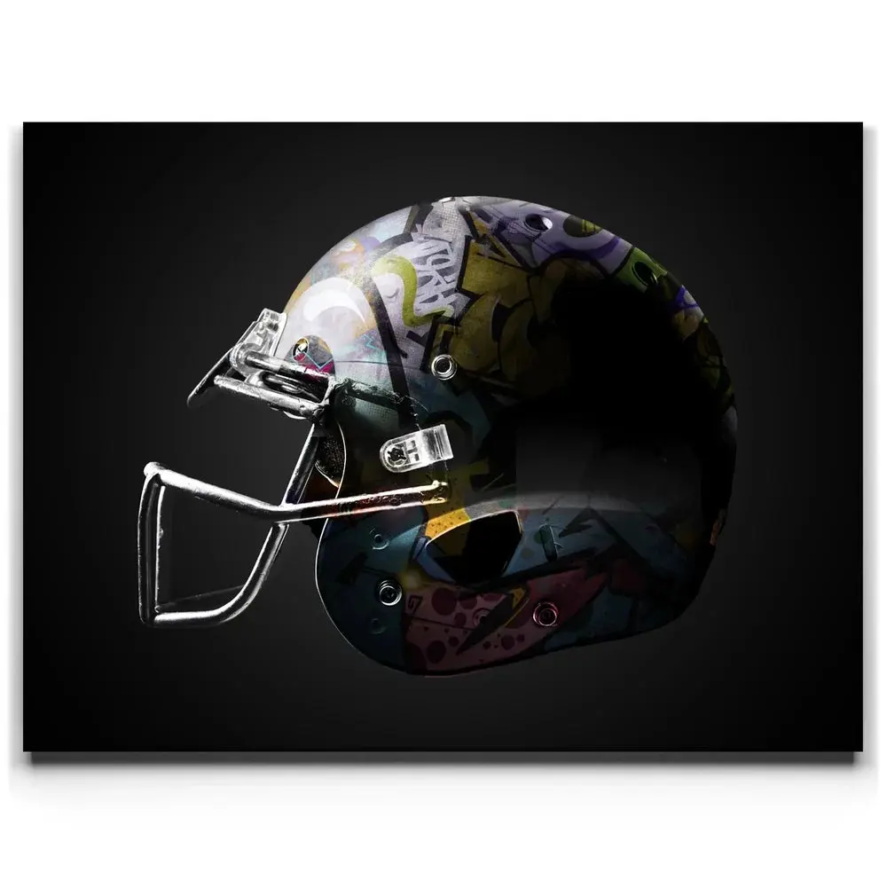 Graffiti Football Helmet Graffiti Football Helmet