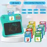 3 in 1 Educational Learning Toys - 8'' Drawing Tablet and 130 Talking Flash Cards Toddler Writing Tablet and Preschool Learning Activities, Best Gift for Girls/Boys 3-12 Years