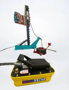 Portable Auto Body Pulling Post Frame Straightener FREE CLAMPS & 3 TON AIR JACK